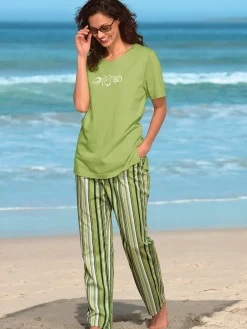 T-Shirts<T-shirt manches courtes col rond imprimé coquillages