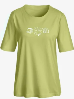 T-Shirts<T-shirt manches courtes col rond imprimé coquillages