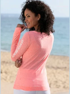 Venice Beach T-Shirts<T-shirt manches longues aspect chiné tendance