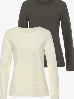 LASCANA T-Shirts<T-shirt manches longues basiques tendance