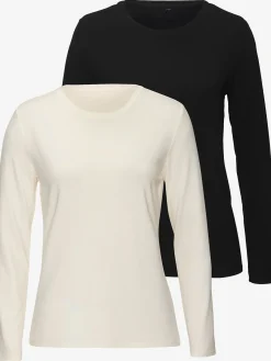 LASCANA T-Shirts<T-shirt manches longues basiques de qualité