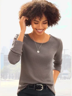 LASCANA T-Shirts<T-shirt manches longues basique de qualité