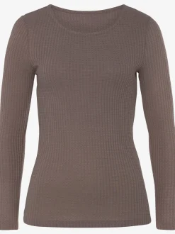 LASCANA T-Shirts<T-shirt manches longues basique de qualité