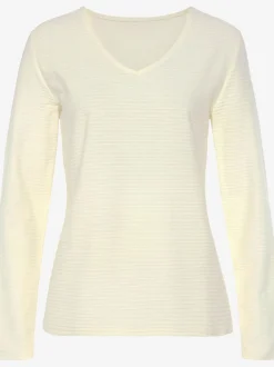 LASCANA T-Shirts<T-shirt manches longues basiques tendance