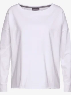 Elbsand T-Shirts<T-shirt manches longues large encolure ronde