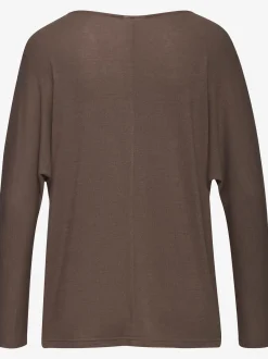 LASCANA T-Shirts<T-shirt manches longues manches chauve-souris pour un look décontracté