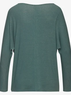 LASCANA T-Shirts<T-shirt manches longues manches chauve-souris pour un look décontracté