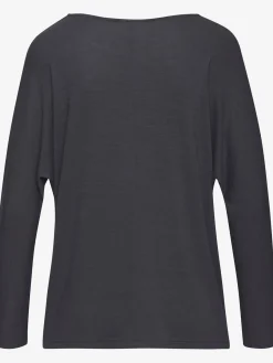 LASCANA T-Shirts<T-shirt manches longues manches chauve-souris pour un look décontracté