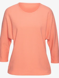 Vivance T-Shirts<T-shirt manches longues motif jacquard discret