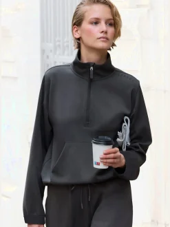 Copenhagen Studios T-Shirts<T-shirt manches longues pull détente à col montant camionneur