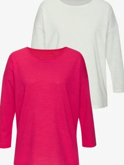 Vivance T-Shirts<T-shirt manches longues repassage superflu