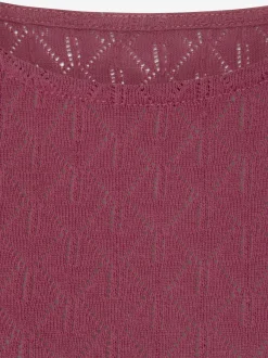 Vivance T-Shirts<T-shirt manches longues tricot fin ajouré