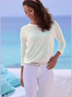 Vivance T-Shirts<T-shirt manches longues tricot structuré tendance