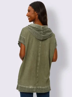 Mandarin T-Shirts<T-shirt motif imprimé devant