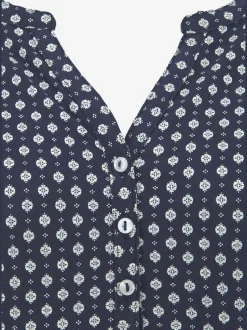 LASCANA T-Shirts<T-shirt patte de boutonnage avec boutons légèrement brillants