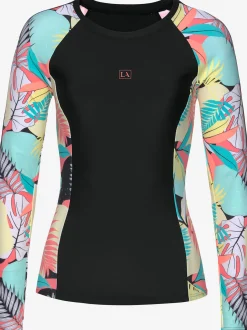 LASCANA ACTIVE Maillots De Bain<T-shirt pour la baignade manches imprimées – effet de couleur différent pour chaque pièce