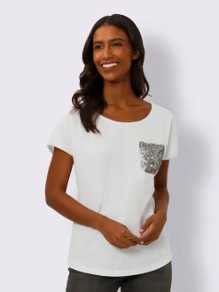 Mandarin T-Shirts<T-shirt pur coton