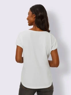 Mandarin T-Shirts<T-shirt pur coton