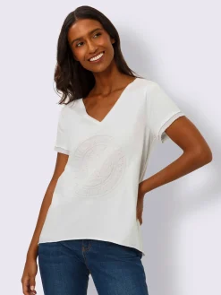 Mandarin T-Shirts<T-shirt pur coton