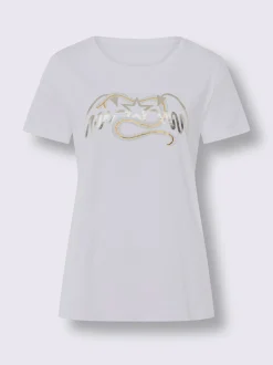 Mandarin T-Shirts<T-shirt pur coton