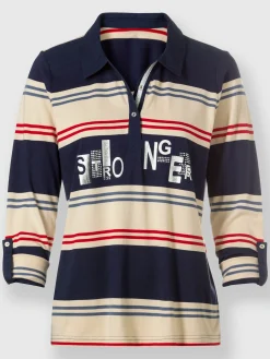 T-Shirts<T-shirt rayé 50% coton