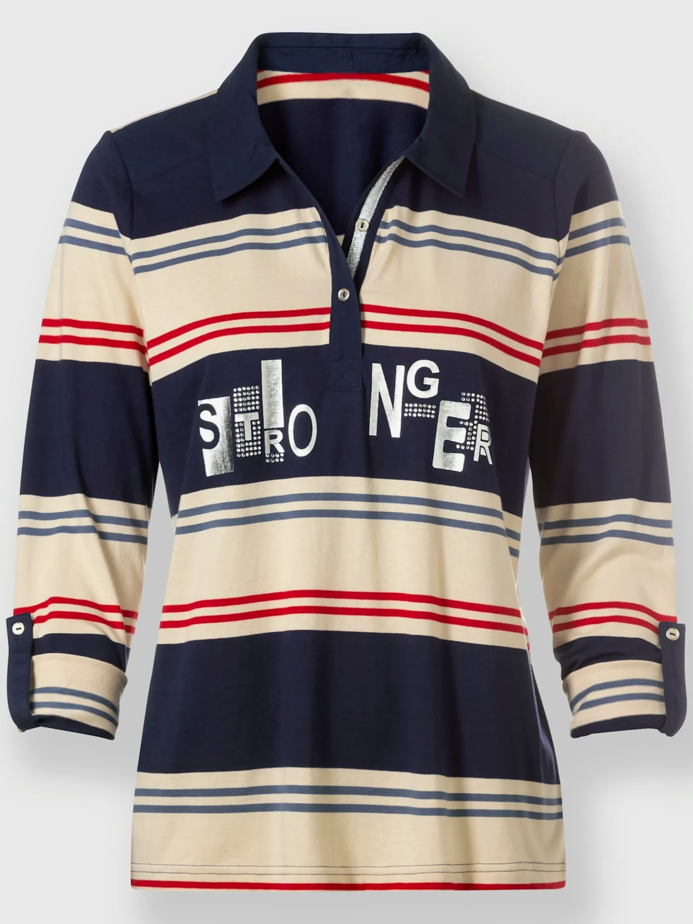 T-Shirts<T-shirt rayé 50% coton