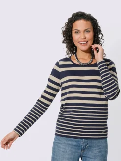 Collection L T-Shirts<T-shirt rayé pur coton