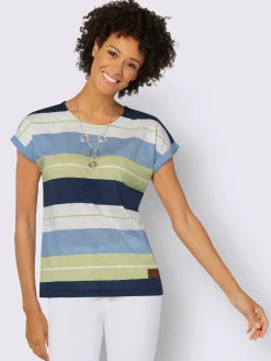 Collection L T-Shirts<T-shirt rayé pur coton