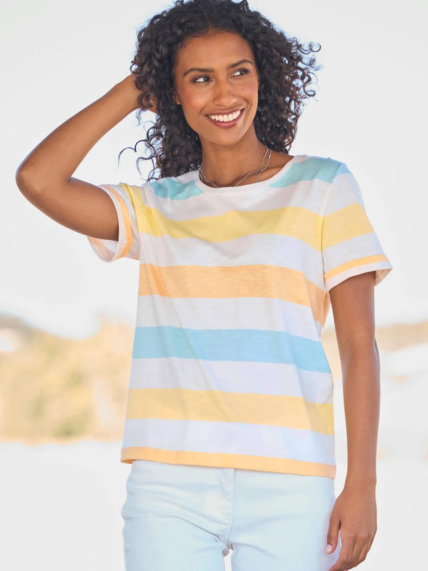 Best Connection T-Shirts<T-shirt rayé rayures tendance