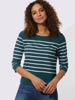 Collection L T-Shirts<T-shirt rayé très agréable à porter