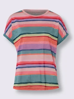 Best Connection T-Shirts<T-shirt séduisant motif à rayures