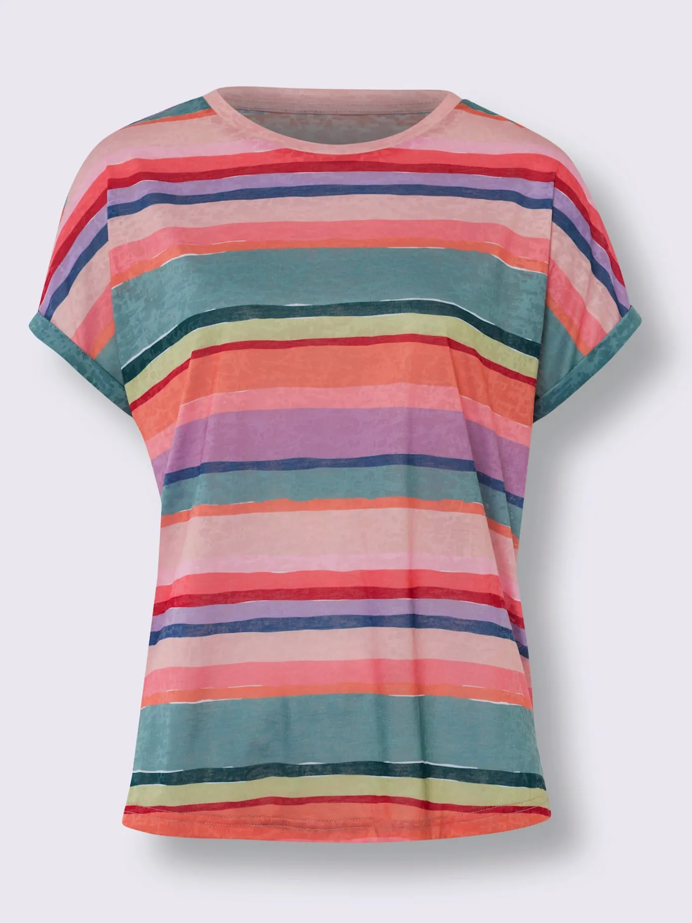 Best Connection T-Shirts<T-shirt séduisant motif à rayures