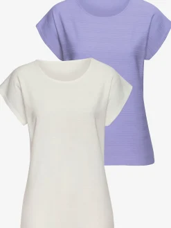 Vivance T-Shirts<T-shirt structure rayée tendance