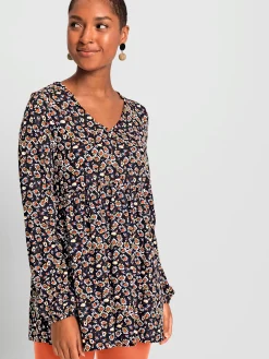 T-Shirts<Tunique coupe en a affinante