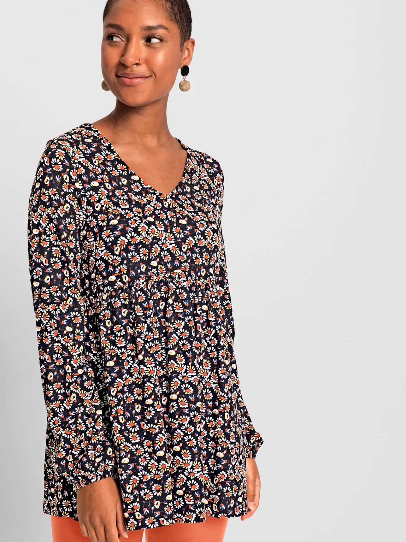 T-Shirts<Tunique coupe en a affinante