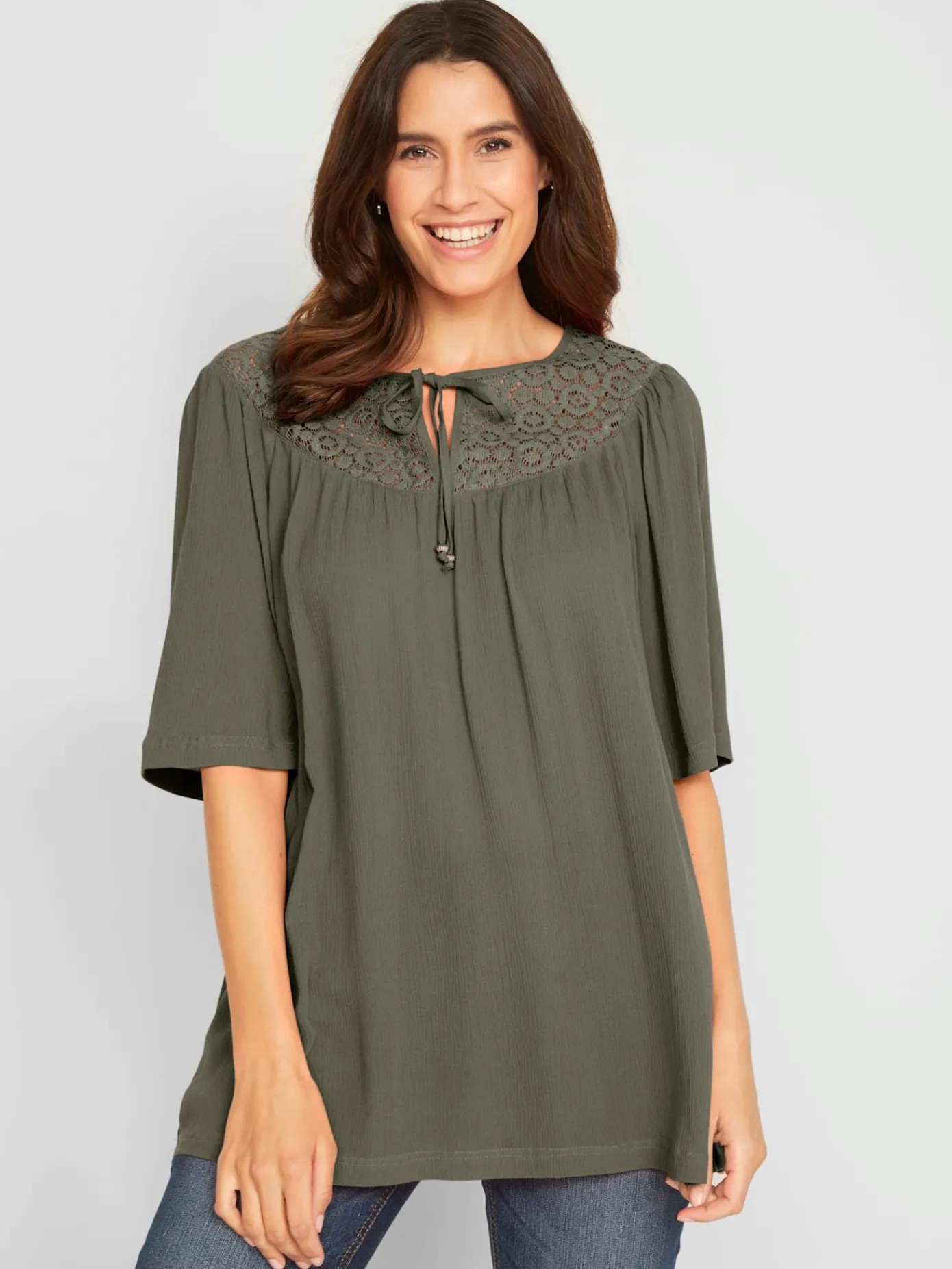 Tuniques|Chemisiers<Tunique viscose (ecovero)