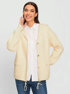 Rick Cardona Gilets Et Cardigans<Veste à capuche en tricot tricot doux