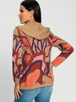 Rick Cardona Gilets Et Cardigans<Veste à capuche en tricot pur coton