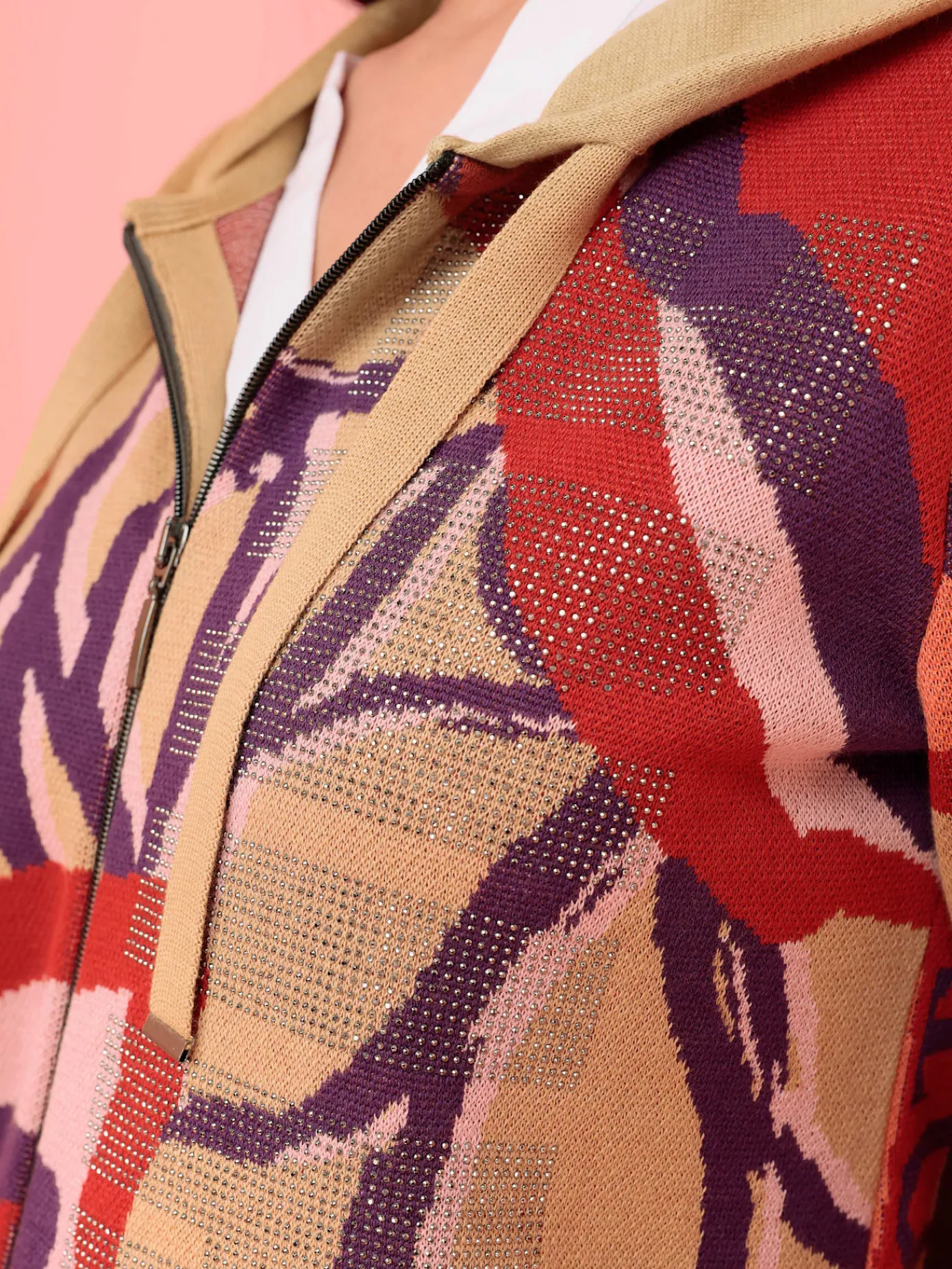 Rick Cardona Gilets Et Cardigans<Veste à capuche en tricot pur coton