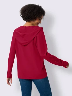 Linea Tesini Gilets Et Cardigans<Veste à capuche en tricot capuche tendance