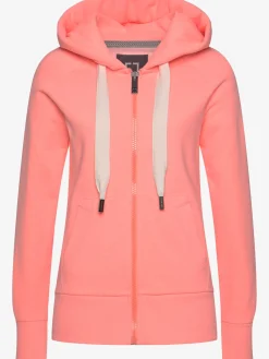 Elbsand T-Shirts<Veste à capuche large bord-côte aux finitions