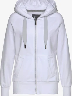 Elbsand T-Shirts<Veste à capuche large bord-côte aux finitions