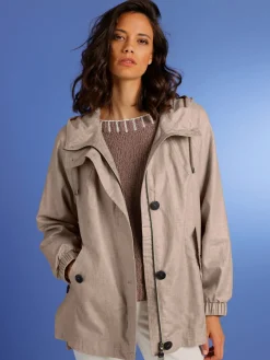 CREATION L PREMIUM Vestes<Veste à capuche mélange de qualité