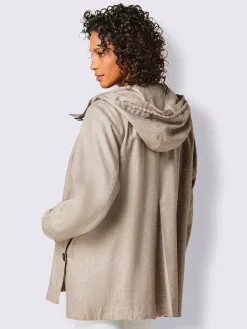 CREATION L PREMIUM Vestes<Veste à capuche mélange de qualité