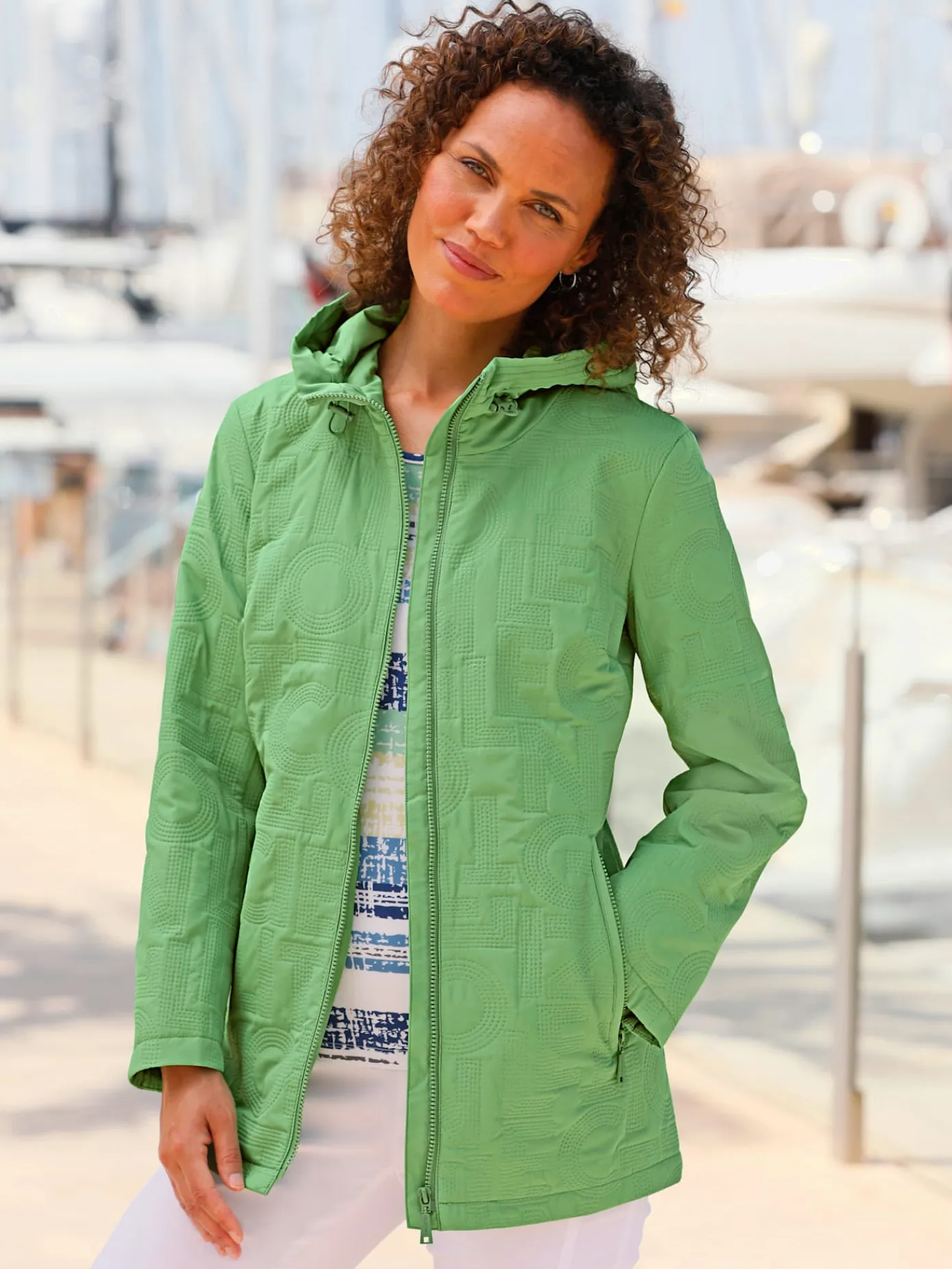 Collection L Vestes<Veste aspect gaufré