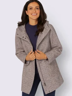 Vestes<Veste bouclée aspect bouclé