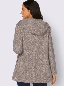 Vestes<Veste bouclée aspect bouclé