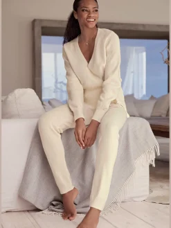 LASCANA Gilets Et Cardigans<Veste cache-cœur en tricot veste en tricot douce à nouer