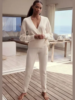 LASCANA Gilets Et Cardigans<Veste cache-cœur en tricot veste en tricot douce à nouer