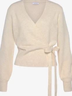 LASCANA Gilets Et Cardigans<Veste cache-cœur en tricot veste en tricot douce à nouer